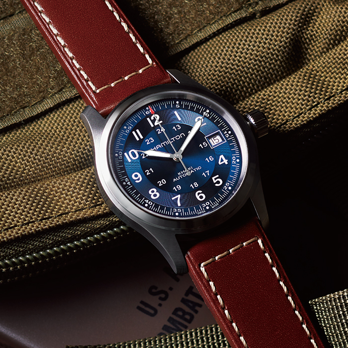 ハミルトン　カーキフィールド オート 38mm